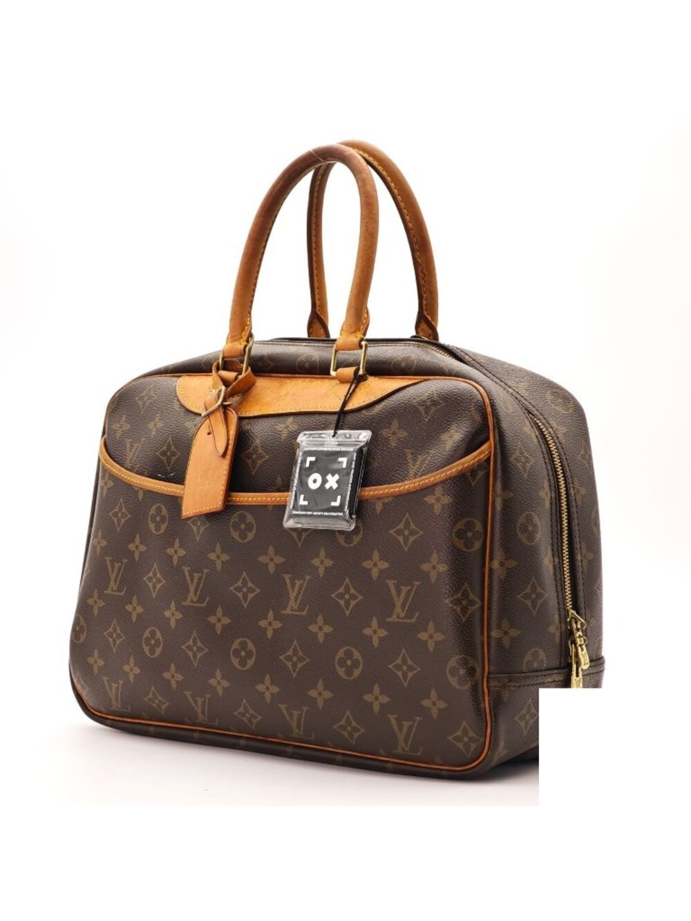 Louis Vuitton Deauville Bag Handbag Brown Name